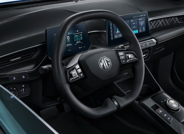 Volante del MG3 con mandos integrados